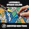POSCA® PC-5BR 16 Colour Brush Tip Paint Marker Set